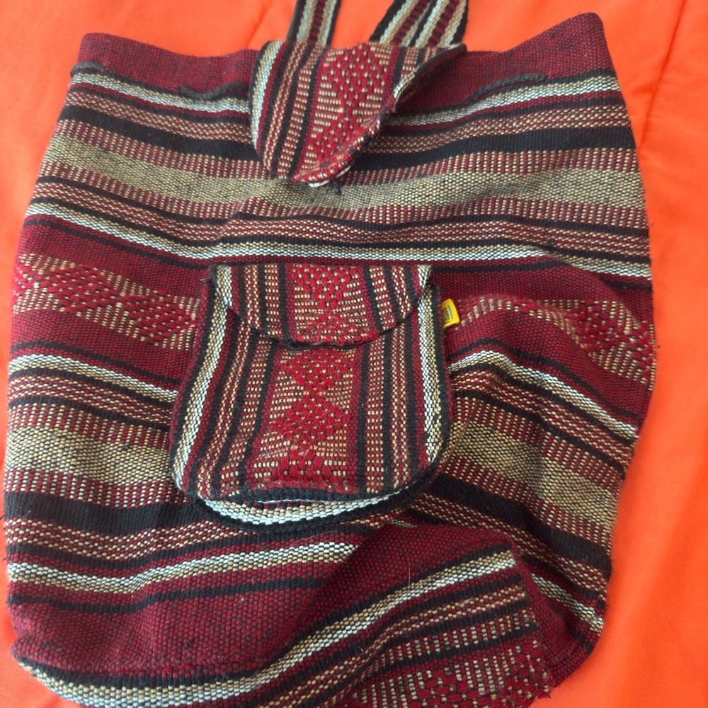 Burgundy Backpack